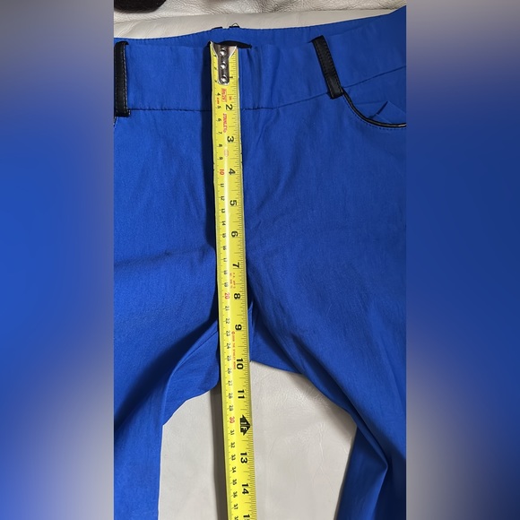 Royal blue pants from Seductions with black trim NWT - Picture 3 of 7